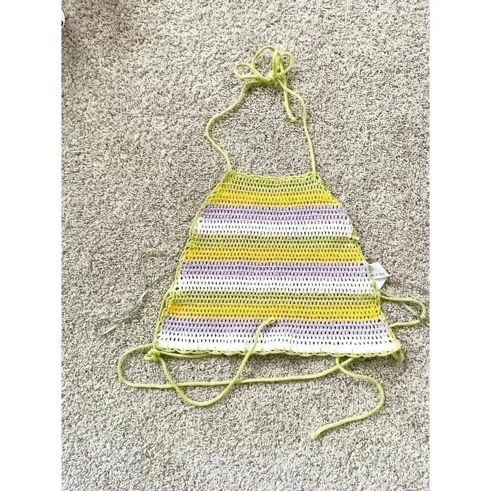 Zara Crochet Top Tank Stripes - Picture 5 of 5